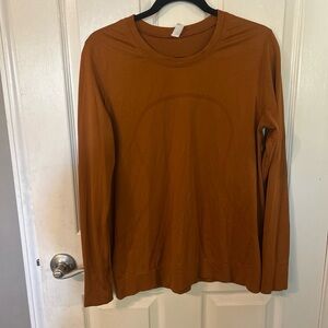 Lululemon Athletica Copper Long Sleeve Top